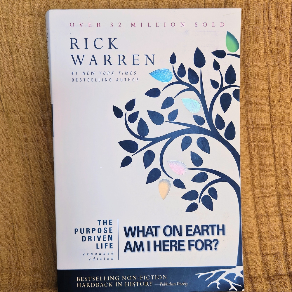 Rick Warren "What On Earth Am I Here For?"White & Navy